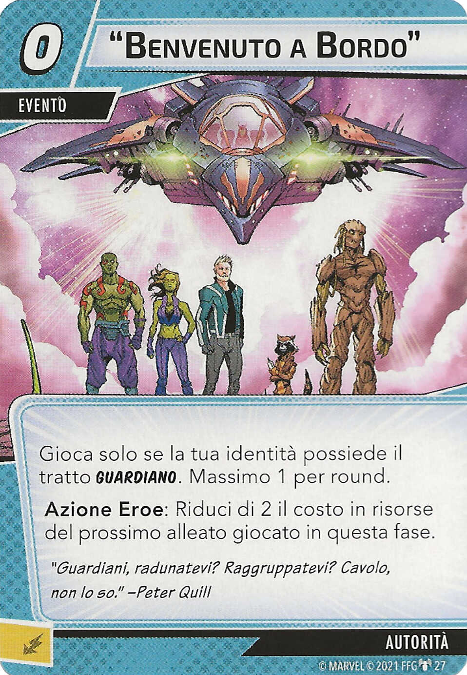 "Benvenuto a Bordo"