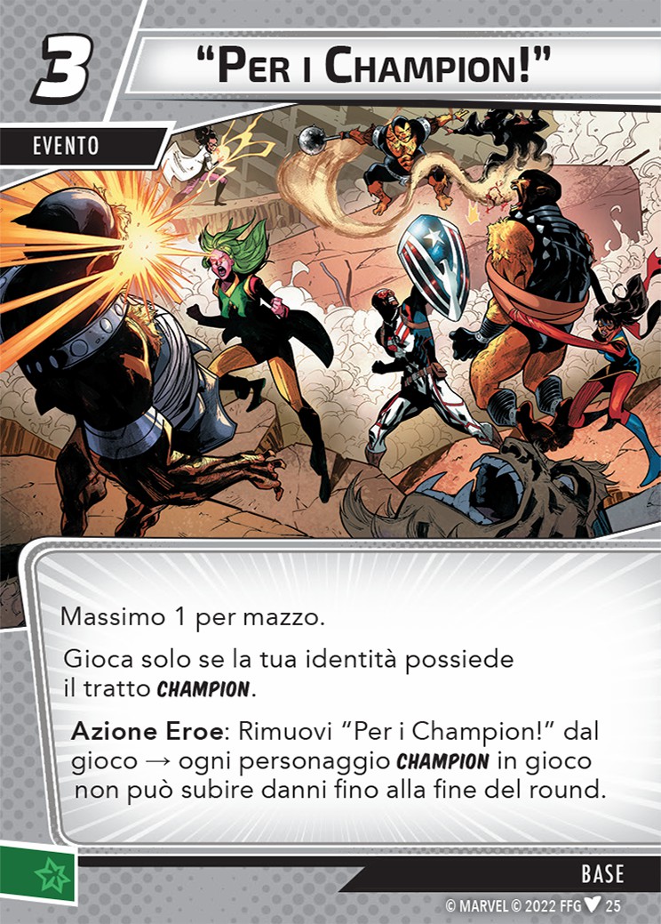 "Per i Champion!"
