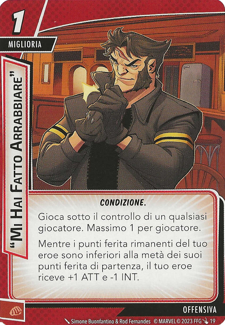 "Mi hai fatto arrabbiare"